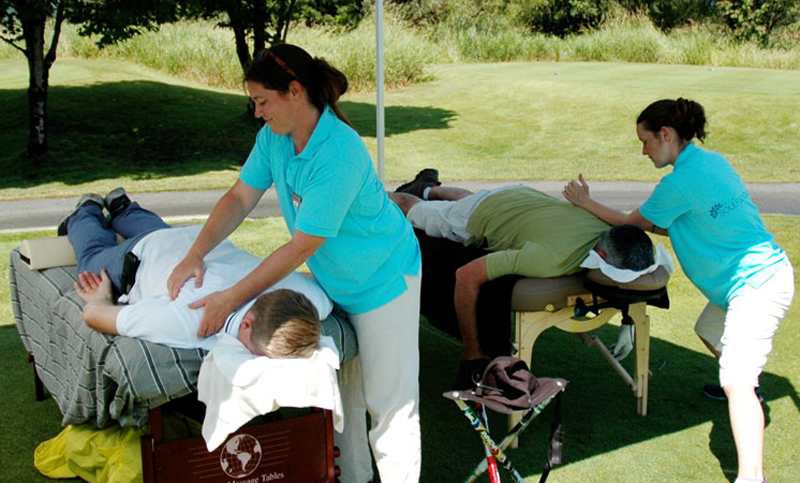 Massages On The Golf Course Soulful Indulgence